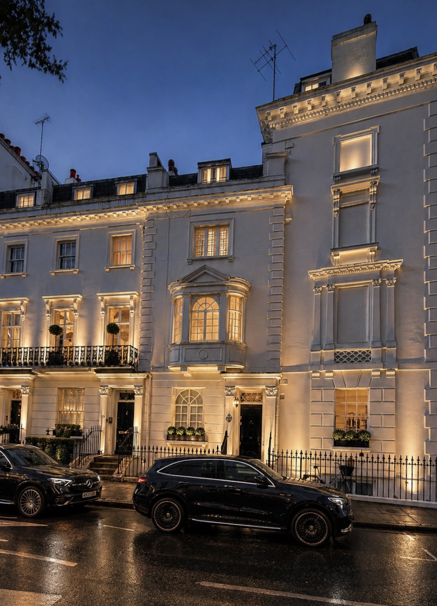Façade at Dusk